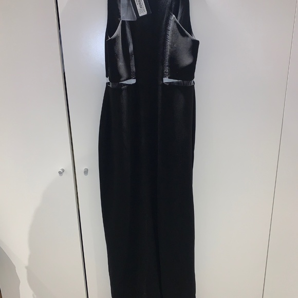Alexander Wang, black floor length dress, size 8. - Picture 2 of 4